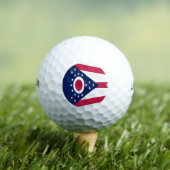Vlag van Ohio Golfballen (Insitu Shirt)