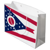 Vlag van Ohio Groot Cadeauzakje (Achterkant Gekanteld)