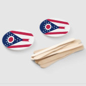 Vlag van Ohio Handwaaier (Niet-gemonteerd)