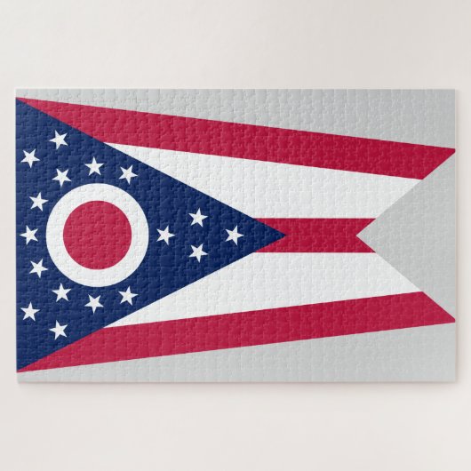 Vlag van Ohio Legpuzzel (Horizontaal)