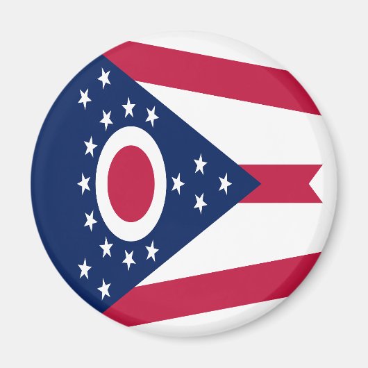 Vlag van Ohio Magneet (Voorkant)