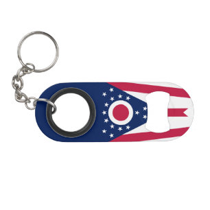 Vlag van Ohio Mini Flessenopener