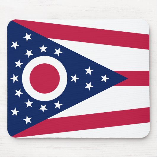 Vlag van Ohio Muismat (Voorkant)