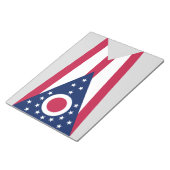 Vlag van Ohio Notitieblok (Schuin)