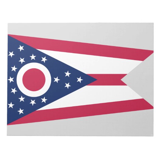 Vlag van Ohio Notitieblok (Voorkant)