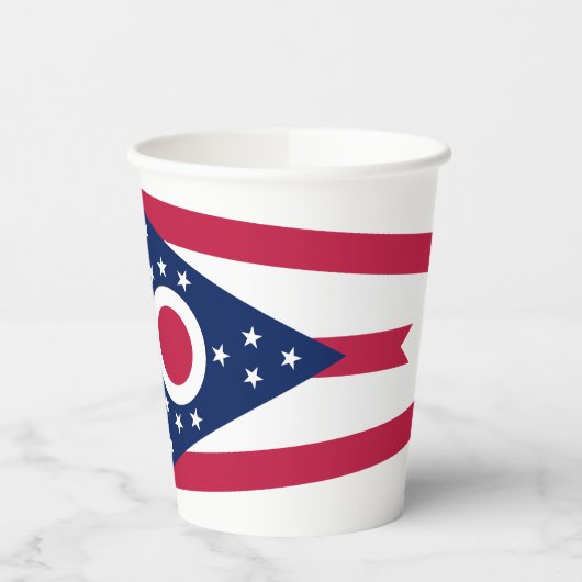 Vlag van Ohio Papieren Bekers (Links)