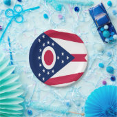 Vlag van Ohio Papieren Bordje (Feest)