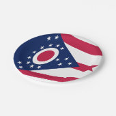 Vlag van Ohio Papieren Bordje (Gekanteld)