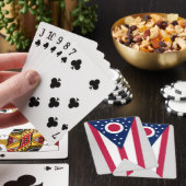Vlag van Ohio Pokerkaarten (Insitu)