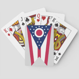 Vlag van Ohio Pokerkaarten