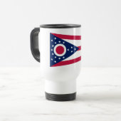 Vlag van Ohio Reisbeker (Voorkant links)
