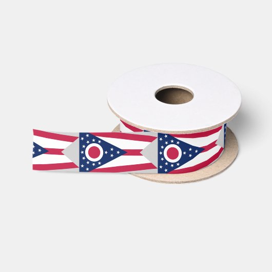 Vlag van Ohio Satijnen Lint (Spoel)