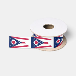 Vlag van Ohio Satijnen Lint