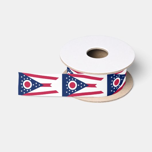 Vlag van Ohio Satijnen Lint (Spoel)