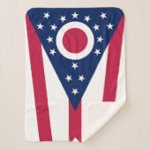 Vlag van Ohio Sherpa Deken (Voorkant)