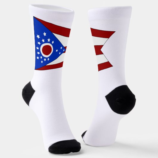 Vlag van Ohio Sokken (Gebogen)