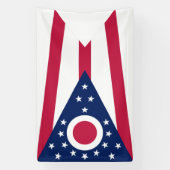 Vlag van Ohio Spandoek (Verticaal)