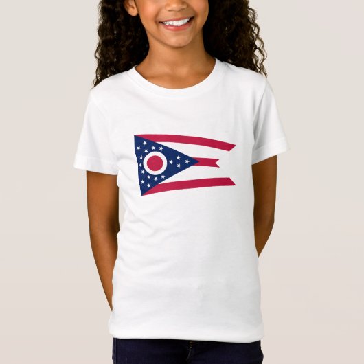 Vlag van Ohio T-shirt (Voorkant)