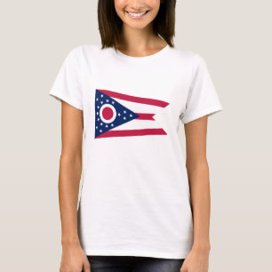 Vlag van Ohio T-shirt