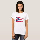 Vlag van Ohio T-shirt (Voorkant volledig)