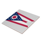Vlag van Ohio Tegeltje (Zijkant)