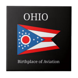 Vlag van Ohio Tegeltje