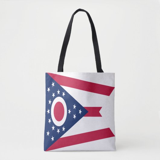 Vlag van Ohio Tote Bag (Voorkant)