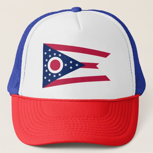 Vlag van Ohio Trucker Pet (Voorkant)