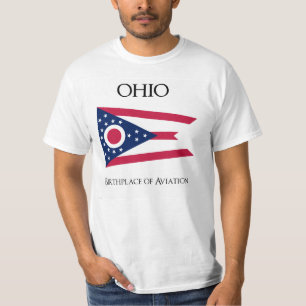 Vlag van Ohio - Verenigde Staten - Ohioaanse vlag T-shirt