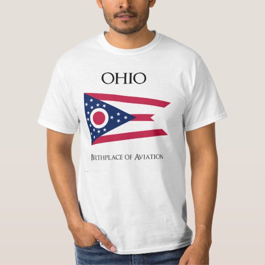 Vlag van Ohio - Verenigde Staten - Ohioaanse vlag T-shirt (Voorkant)