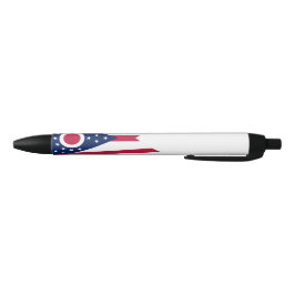 Vlag van Ohio Zwarte Inkt Pen