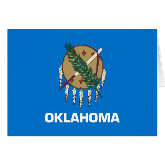 Vlag van Oklahoma (Voorkant Horizontaal)