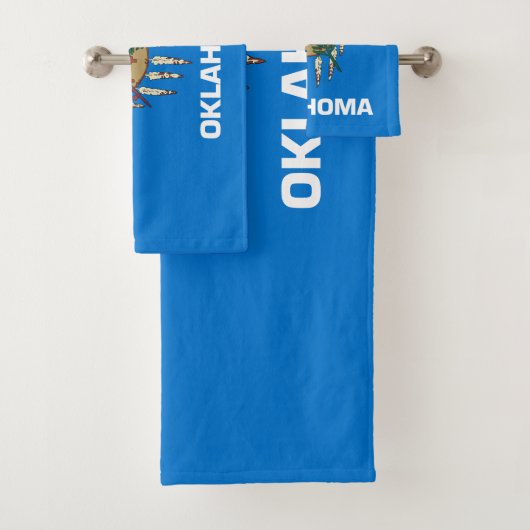 Vlag van Oklahoma Bad Handdoek (Insitu)