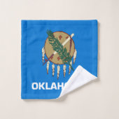 Vlag van Oklahoma Bad Handdoek (Wasdoekje)