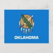 Vlag van Oklahoma Briefkaart (Voorkant)