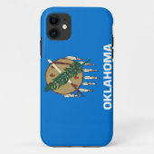 Vlag van Oklahoma Case-Mate iPhone Case (Achterkant)
