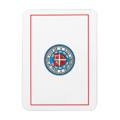 Vlag van Oklahoma City (Oklahoma) Magneet (Verticaal)