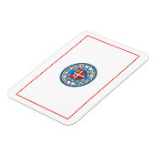 Vlag van Oklahoma City (Oklahoma) Magneet (Linkerzijde)