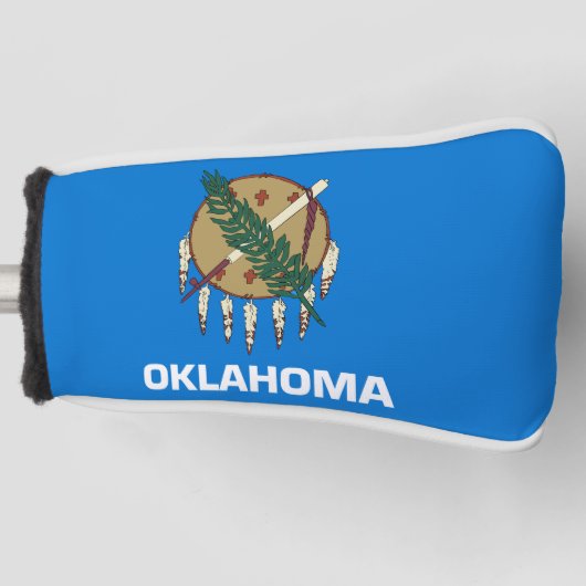 Vlag van Oklahoma Golfheadcover (Voorkant)