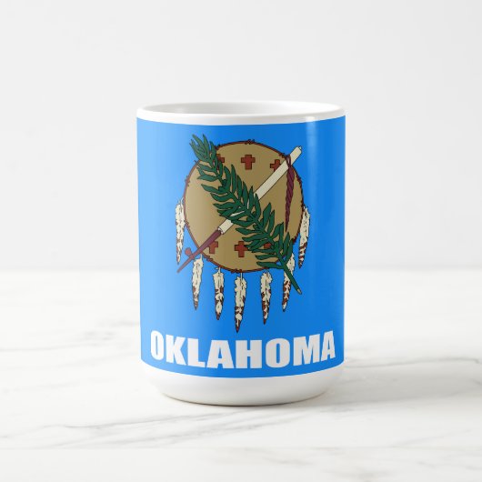 Vlag van Oklahoma Koffiemok (Center)