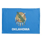 Vlag van Oklahoma Kussensloop (Achterkant)