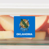 Vlag van Oklahoma Labels (Aangebracht)