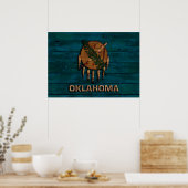 vlag van Oklahoma Poster (Keuken)