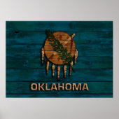 vlag van Oklahoma Poster (Voorkant)