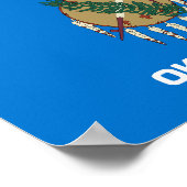 Vlag van Oklahoma Poster (Hoek)