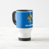 Vlag van Oklahoma Reisbeker (Voorkant links)