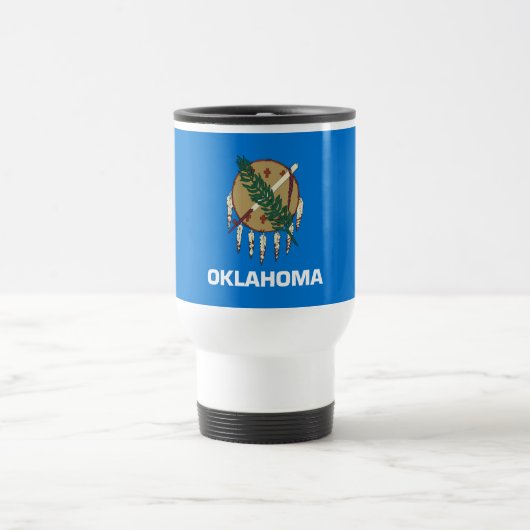 Vlag van Oklahoma Reisbeker (Center)