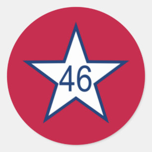 Vlag van Oklahoma Ronde Sticker