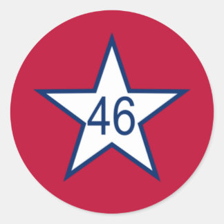 Vlag van Oklahoma Ronde Sticker