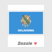 Vlag van Oklahoma Sticker (Vel)